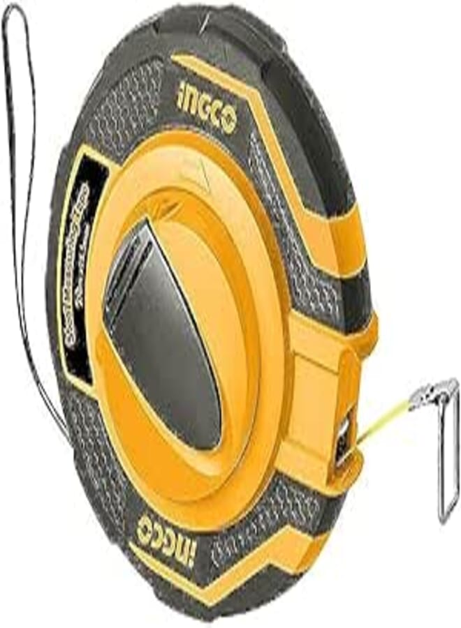 inGCO Steel Measuring Tape, 20 Meters- Orange Black
